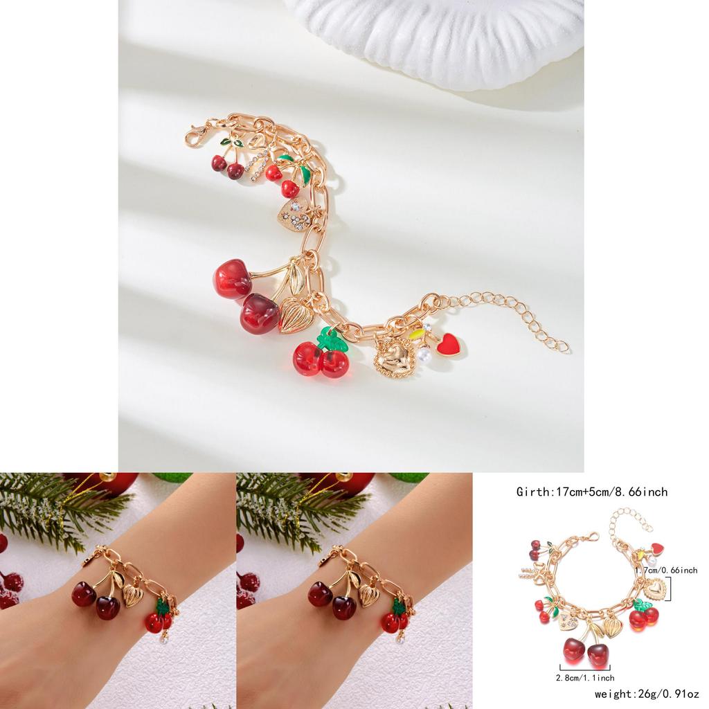 Cherry Blossom Alloy Jewelry With Butterfly Bow Pendant Accessory