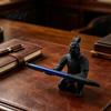 Durable Plastic Pen Stand Terracotta Warrior Desk Decor, 3D Printed Soldier for Home Study Holder Office, Creative Ancient Pencil Holder, Office