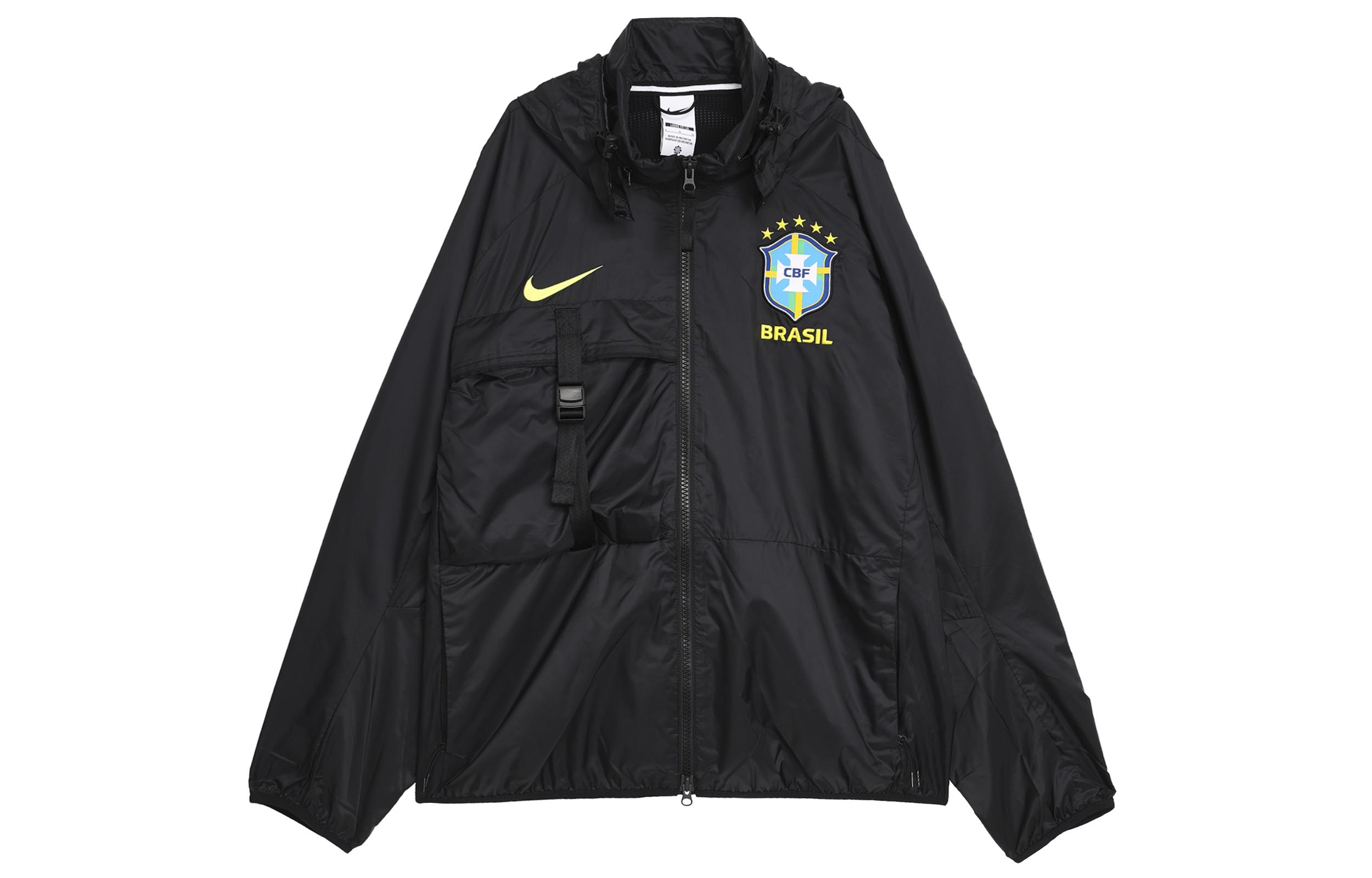 Nike Brazil Men s Nike Soccer Halo Jacket FZ8359-010 XL