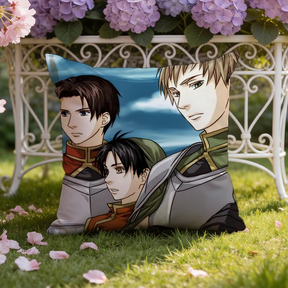 Anime G-Genso S-Suikoden Cushion Cover Home & Car Dual-Scene Pillow Cover: Reversible for Premium Comfort