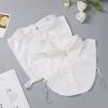 Fashion Lace Cotton Shirt Fake Collar False Tie Clothes Accessories Lapel Blouse Top