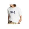 Polo Ralph Lauren Letter Print Casual Crew Neck Short Sleeve T-Shirt Men Tops White 710934714-002