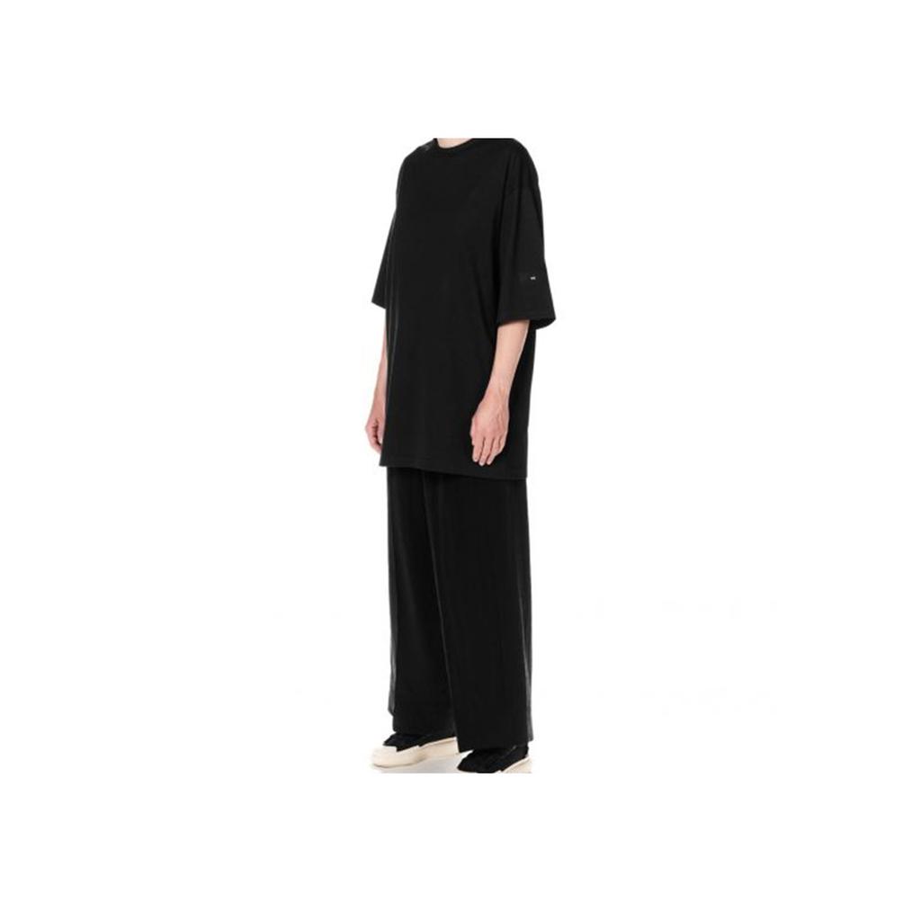 Y-3 Casual Fashion Youth Loose Round Neck Pullover Short Sleeve T-Shirt Unisex T-Shirt Black H44790