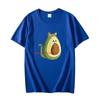 Avocado Cat Funny Unisexs T Shirt Graphic T Shirts Cotton Tshirt Short Sleeve Tshirts Summer Oversized Tshirt Unisexs Clothing