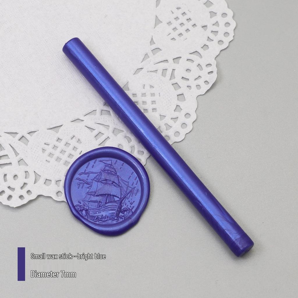 Bețișoare de Ceară de Sigiliu Mat Perlat, 125 Culori, 10x0.7cm, Compatibile cu Pistoale de Ceară, Culori Mixabile