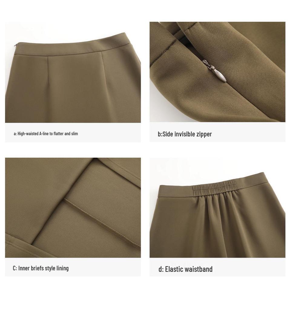 Plus Size High Waist A-Line Skirt: Flaw-Covering, Slimming, Versatile