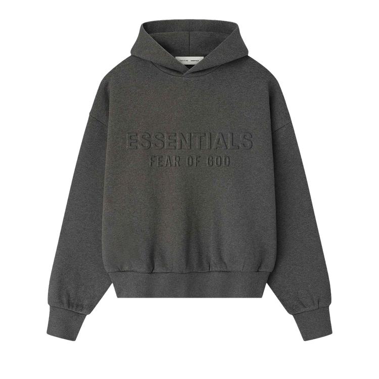 

Fear of God Essentials Embossed Classic Hoodie Charcoal Heather Men Tops Grey 192HO256211F L