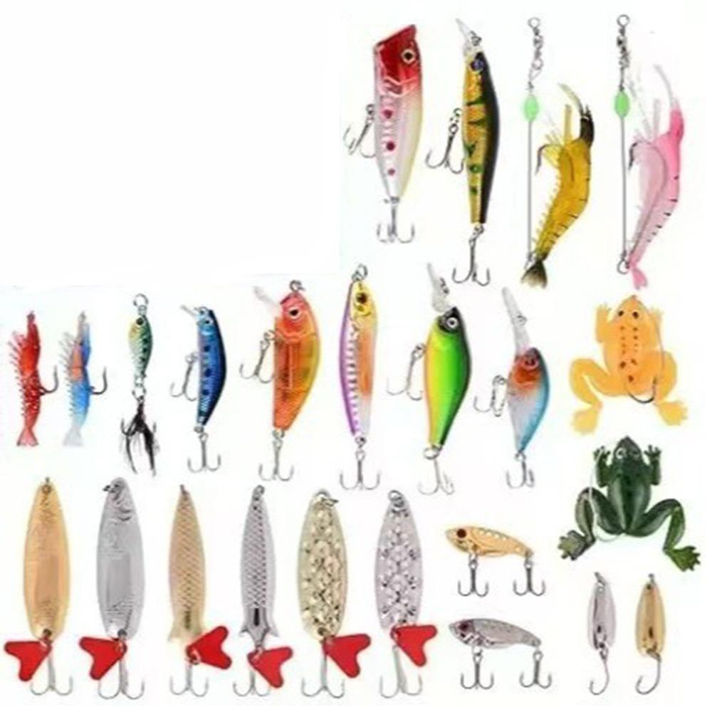 Fish Bait Fishing Advent Calendar Realistic Design Fishing Tackle Artificial Bait Birthday Gift