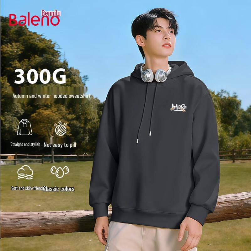 

Baleno Men s 300G Heavyweight Loose Hooded Sweatshirt 5XL