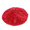 Christmas Tree Skirt W/ Small Sequin Red Tree Skirts Sparkling Sequin Tree Skirt for Christmas New Year Festival Family Party