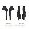 Anti Kick Pads for Tesla Model Y Juniper 2025 Whole Car Nappa Leather Interior Decoration Rear Seat Backrest Mats Accessories