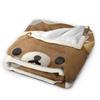 Cute Bear Rilakkumas Warm Soft Blankets  Boy Girl Plush Bedding Throws Novelty Living Room Flannel Bedspread Sofa Bed Cover
