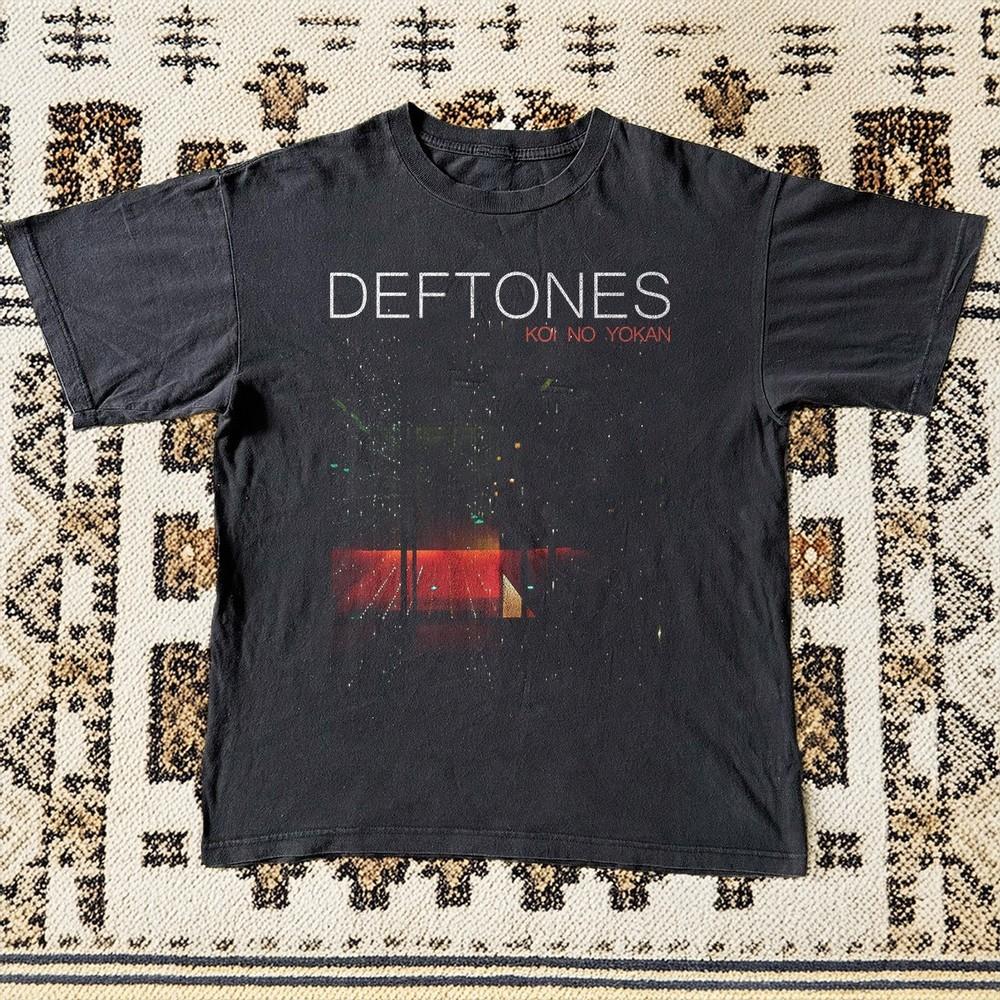 

Deftones #039Koi No Yokan#039 Album Black Cotton Tshirt Unisex T-Shirt XXXL