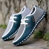 Leder Herren Schuhe Sneakers Trend Casual Schuh Italienische Atmungsaktive Freizeit Herren Sneakers Rutschfeste Schuhe Herren Vulkanisierte Schuhe