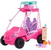 Mattel Doll Barbie Mysteries: Beach Detectives Beach Car Set Car for Children's Games and Accessories JF
