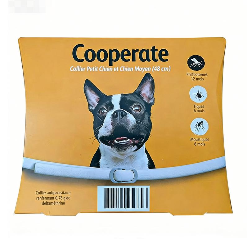 12 Months, White, Anti-parasite Collar, Anti-flea, Anti-tick, Leishmaniosis,For Small And Medium Dogs