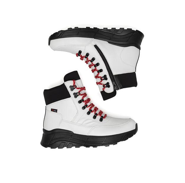 Kotníkové boty Rieker Revolution Lifestyle W0063-81 bílé