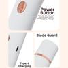Low Noise Electric Dog Hair Trimmer Powerful Motor Dual-Head Design Cat Nail Grinder USB Charging Professional Pet Grooming Tool