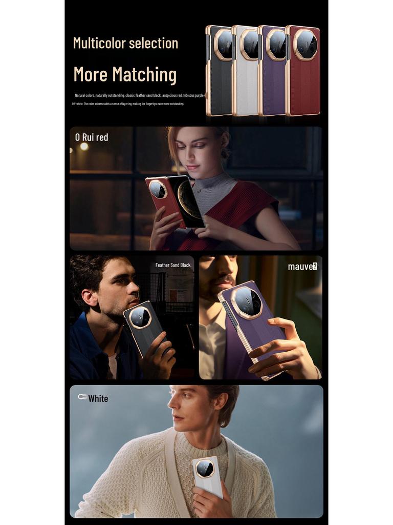 Huawei Mate X6 Folding Screen Magnetic Protective Case, Anti-Fall, Dual-Axis, Full Coverage.