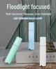 Rechargeable LED Flashlight: Mini, High-Power, Strong Illumination, Lightweight Plastic Design for Household Use