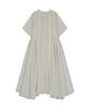 VIS A VIS Half Sleeved Side Gathered Dress (Ivory)