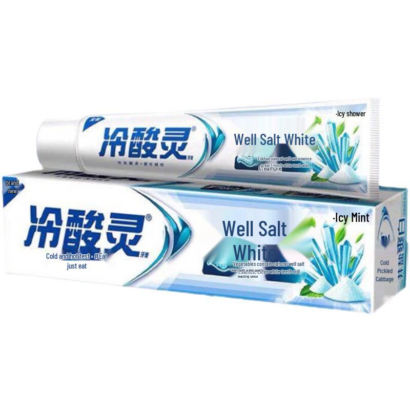 

Lengsuanling Oral Care Well Salt Refreshing White Mint Toothpaste 220g