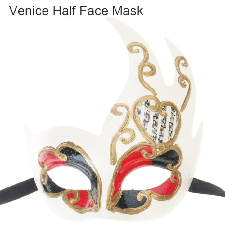 Masquerade Half Face Mask Halloween Eyemask Costume Half Mask Masquerade Costume Accsessory for Women Men Halloween