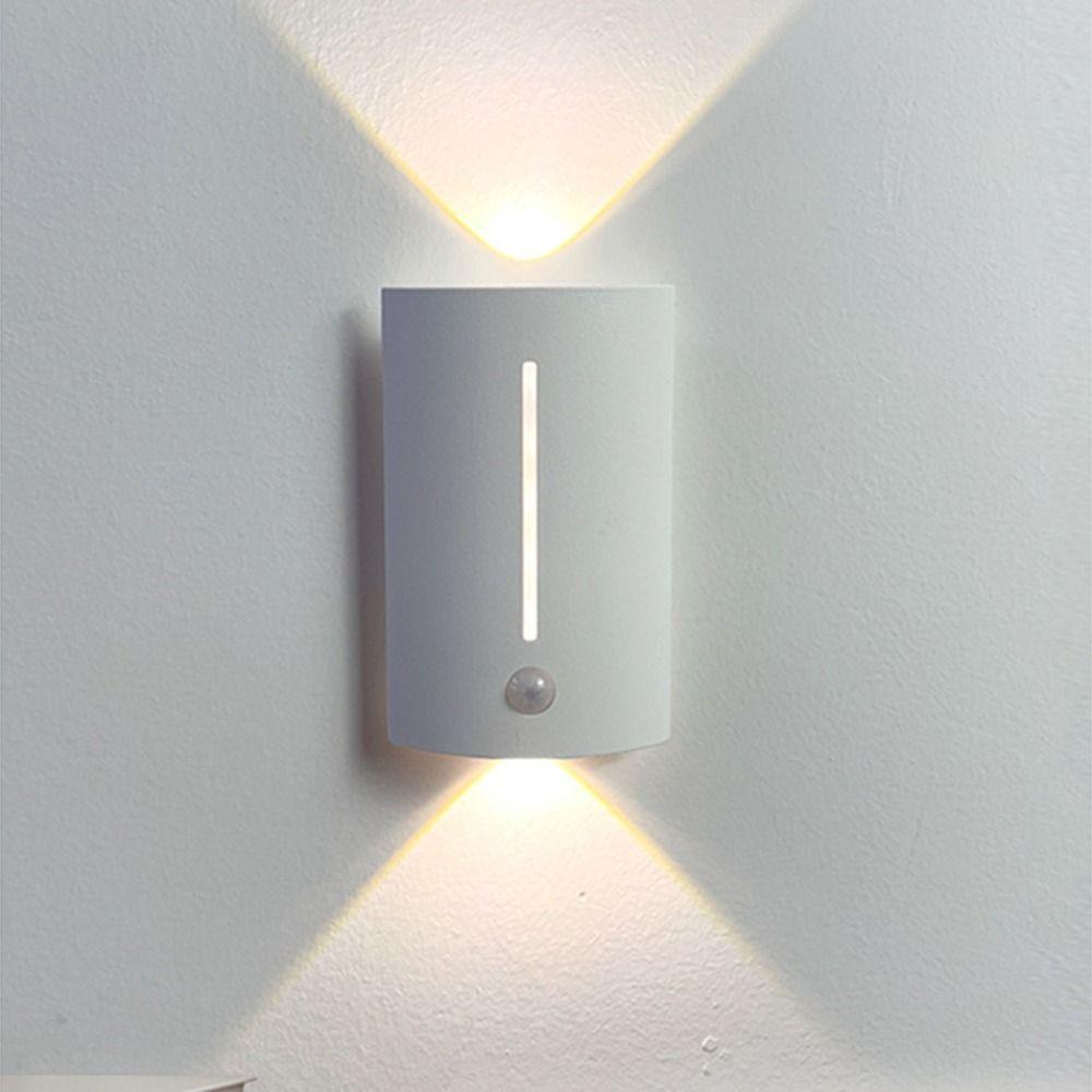 Eye Friendly Motion Sensor Night Light 3 Colors Soft Lights Motion Activated Lights Adjustable Stick-on Sensor Light Fixture