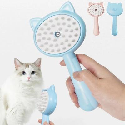 3 In1 Cat Steam Brush New Anti Flying Hair Steamy Cat Brush Pet Hair Removal Comb Pet Electric Spray Massage Comb Pet