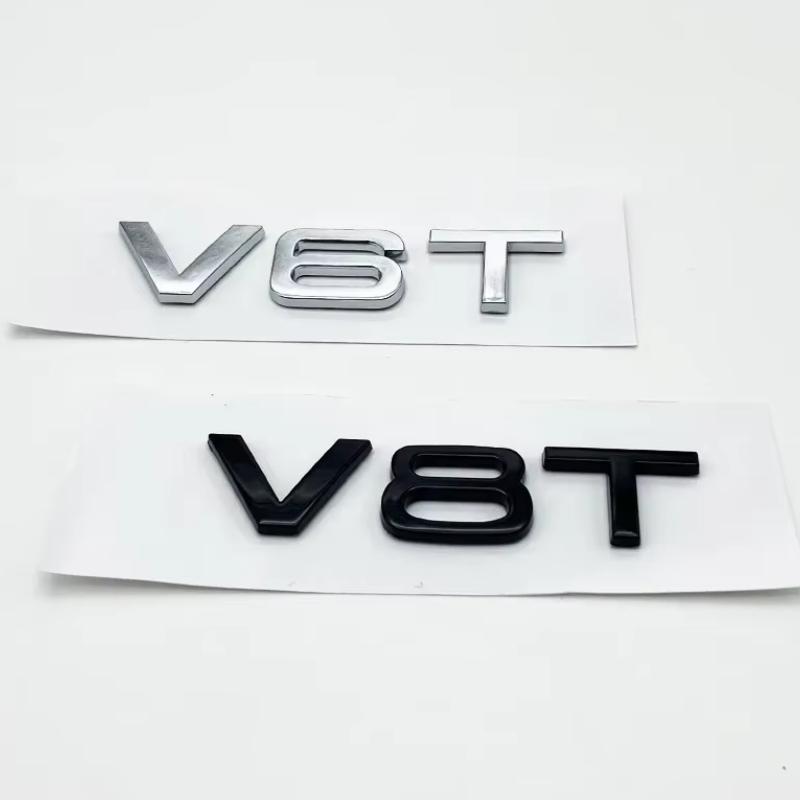 3D ABS  Numbers Emblem For  Audi Q8 SQ8 45TFSI 55TFSI Quattro Sline V6T V8T Car Front Side Trunk Badge Nameplate Logo Sticker