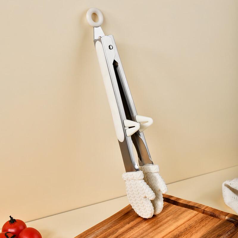 

Pabei 9-inch Silicone Food Tong with Stand and Lock