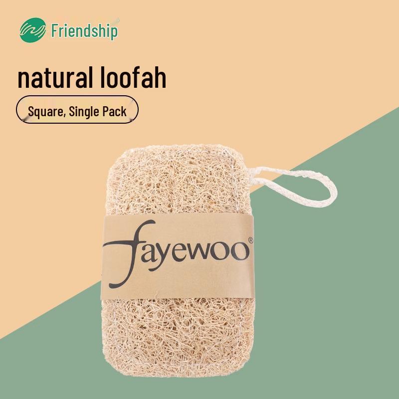 Natural Loofah Dish Brush - Durable Non-Stick Cleaning, Gentle On Hands, Ideal for Kitchen Use.