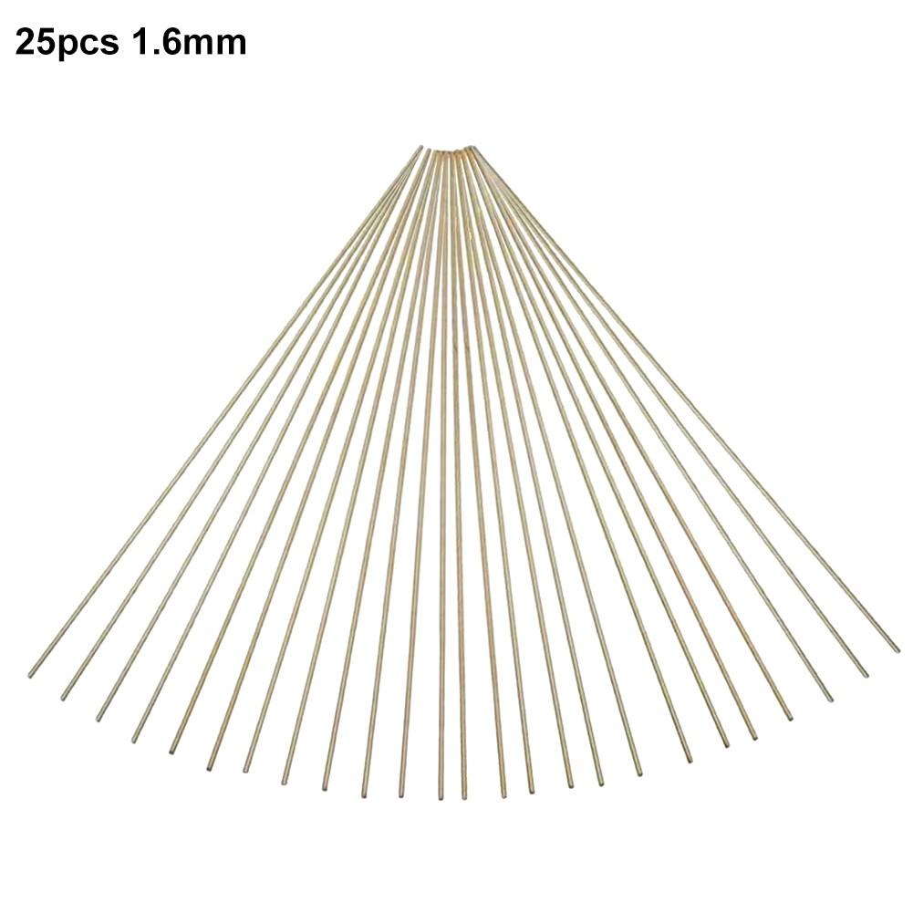 25PCS Brazing Rods Brass Solder Welding Rod for Oxyacetylene Gas Welding 250mm
