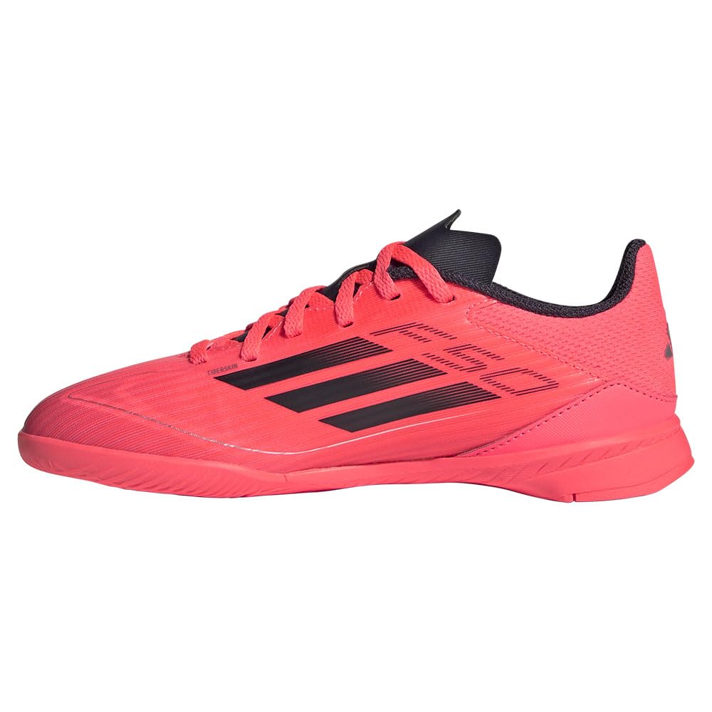 Futsal Shoes for Juniors and Kids F50 LEAGUE IN Boys and Girls NIR17 Metallic Cm [Adidas] 17-24.5cm Turbo/Aurora Black/Platinum (IF1369) 24.0