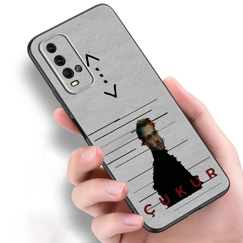 Cukur Show TV Silicone Phone Case For Xiaomi Redmi Note 11 10 9 8 Pro 11T 10T 10S 9S 8T 9 9A 9C 9T Black Soft Cover Coque Funda