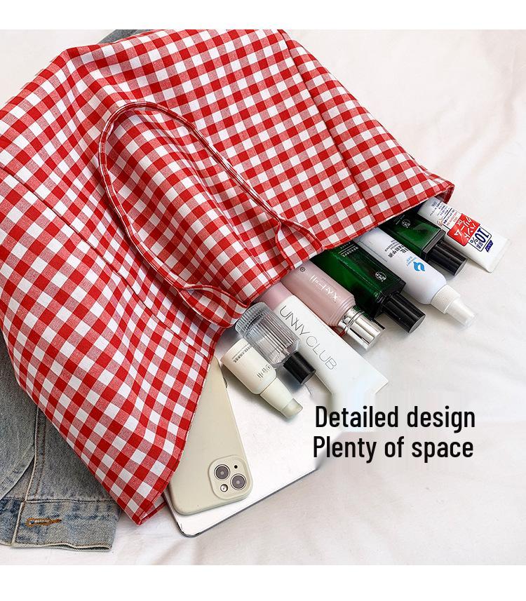 2025 Fashionable Lightweight Large Capacity Tote Bag - Versatile, Simple, Lazy Style Shoulder Bag for Travel.
