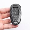 Abs Carbon Fiber Car Smart Key Cover Case Keychain For Hyundai Elantra I30 Venue Palisade Accent Santa Fe Veloster Kona