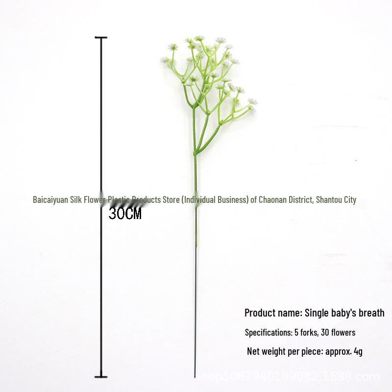 Artificial Baby s Breath Bouquet for Wedding, Home & Floral Art Decoration