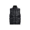 Down Vests Men's Black Stand Collar Moderate 1378837-001