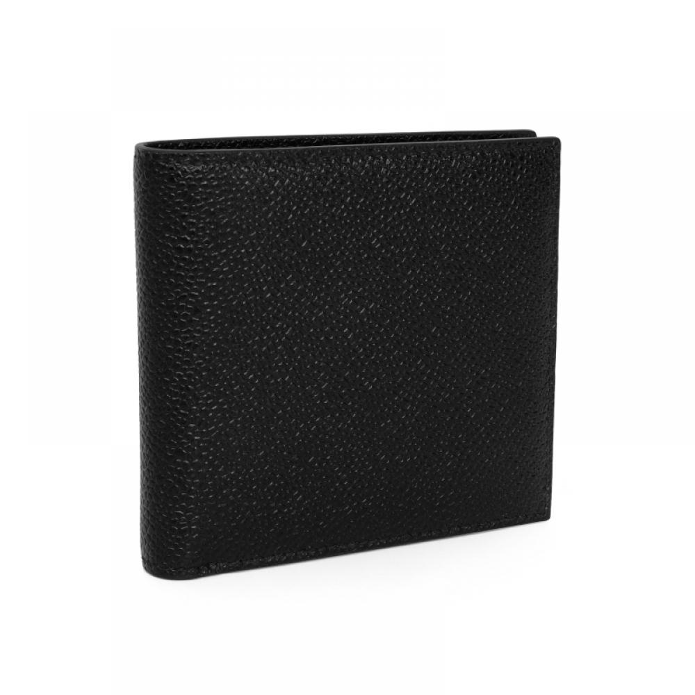 Tom Brown Maw023a 00198 001 Pebble Grain Three Line Tab Bifold Wallet