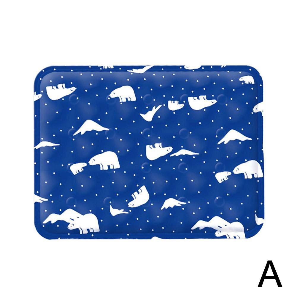 Pet Ice Pad Pet Cooling Mat Dog Cat Sleeping Pad Cool Ice Silk Moisture-proof Mattress Cushion Summer Cold Bed Blanket