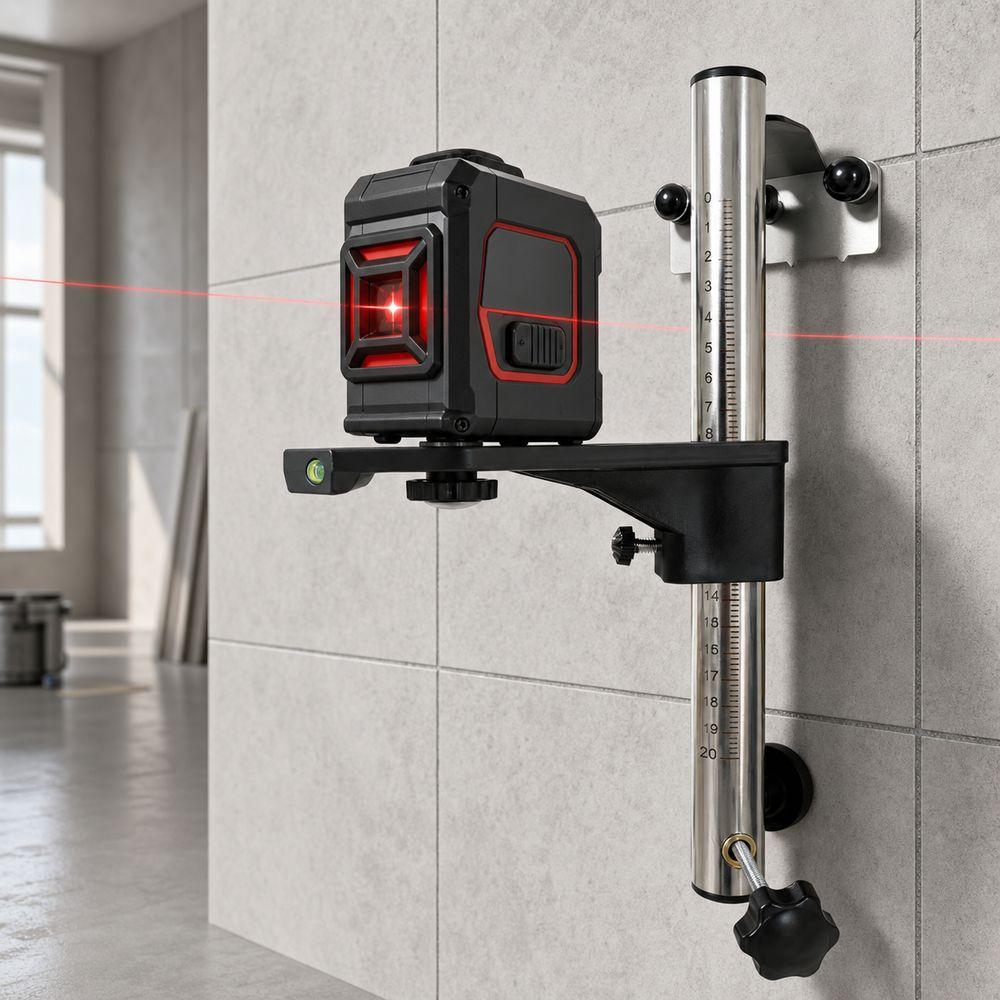 Stainless Steel Level Mount Holder Wall Mounted Laser Level Holder Wall Installation