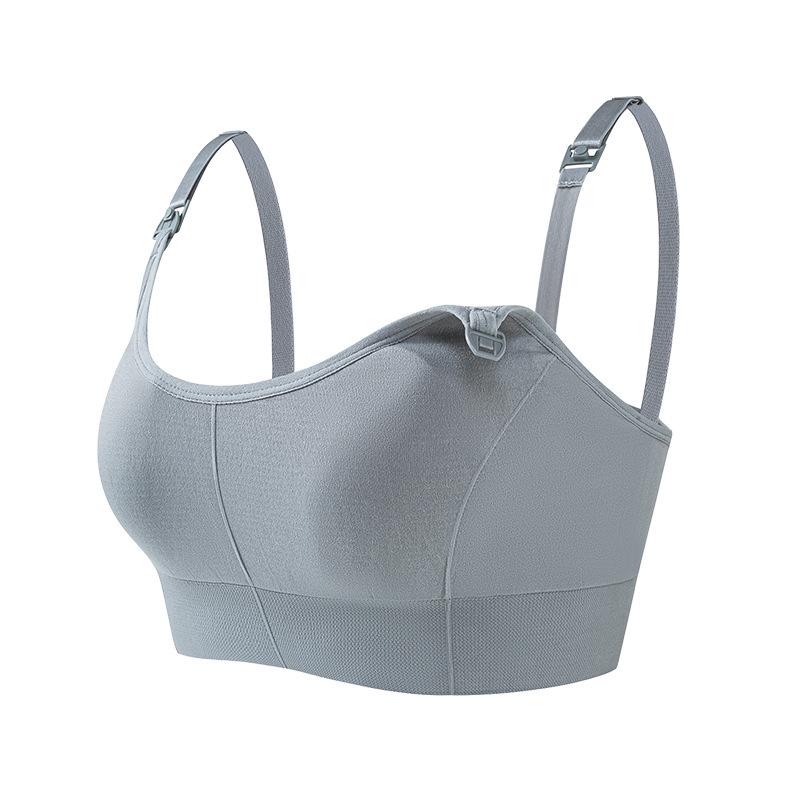 

Бесшовный бюстгальтер для кормления без косточек: Удобный бюстгальтер для беременных и кормящих мам с U-образной спинкой и без вкладышей. Small