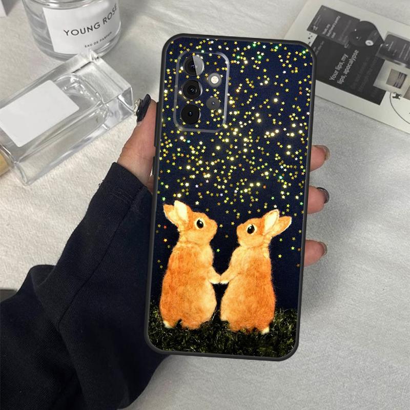 Rabbits Bunnies For Samsung Galaxy A52 A42 A32 A22 A12 A13 A23 A33 A53 A51 A71 A14 A24 A34 A54 Phone Case