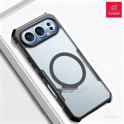 XunDi Honor 500Pro Magnetický kroužek Ochranné pouzdro - Proti pádu pro Honor 500
