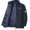 Men's Polar Fleece Jacket Winter Windproof Stand Collar Coat Zip-Up Thermal Fleece Lined Coats Casual Warm Outwear Men Clothing