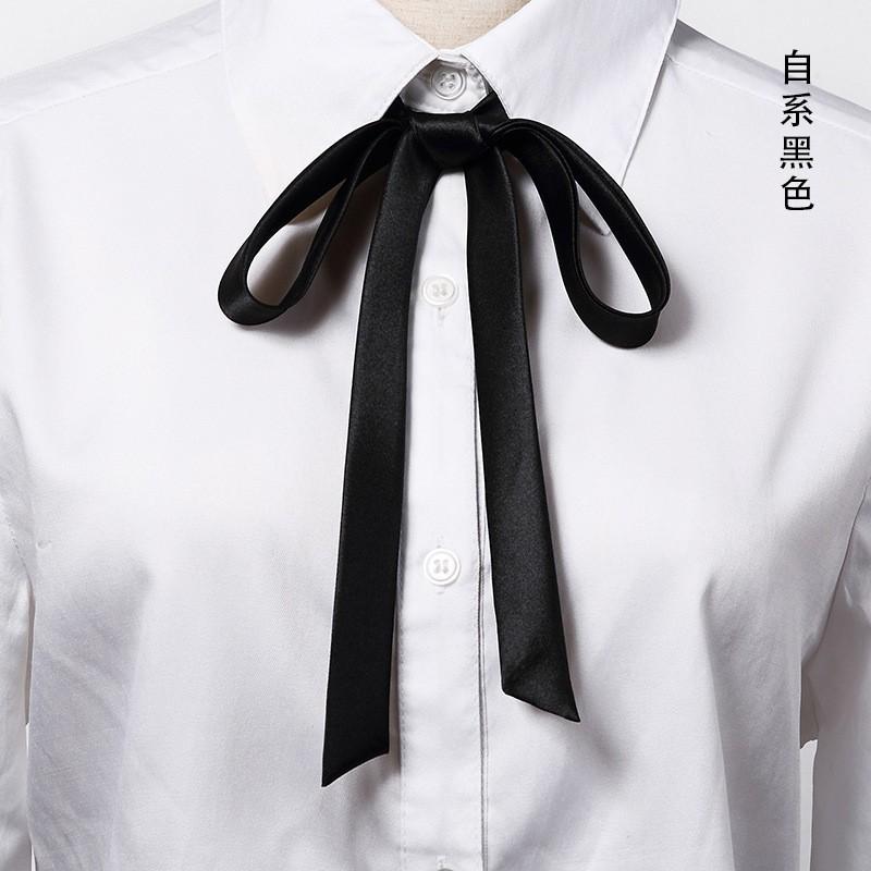 Hand-tied JK Bow Tie, Narrow And Versatile Bow Ribbon