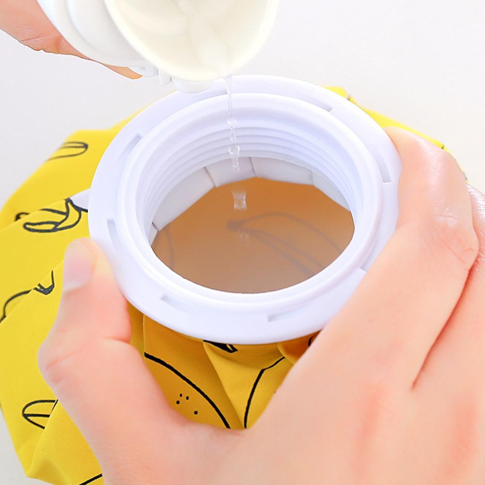 Cloth Ice Pack Pain Relief Folding Ice Pack Cartoon Reusable Leakproof Hot Water Bag Cold and Hot Compress Physiotherapy Bag