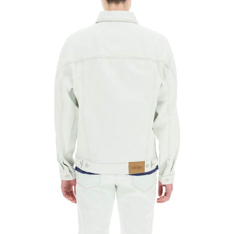 Kenzo SS22 Denim Jacket Men's White FC55DB5402FA-67