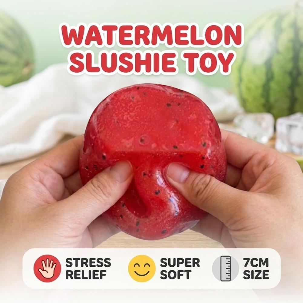 Watermelon Stress Relief Toy Soft Sensory Fidget Squeeze Toy for Teenager Travel Toy Classroom Toy Party Favor Easter Basket